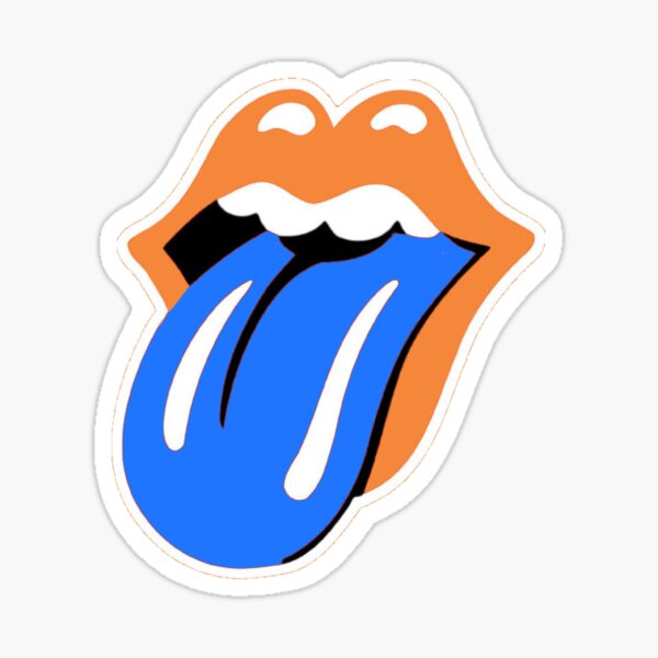 Item preview, ORANGE AND BLUE MOUTH designed and sold by annamelley.