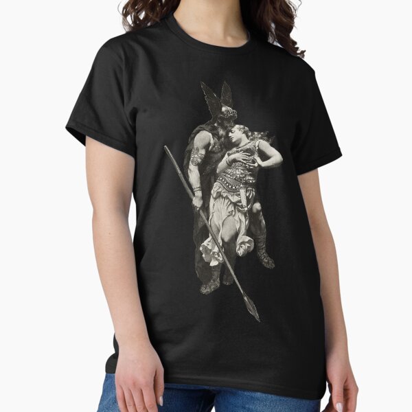 Item preview, Wotan takes leave of Brunhild (1892) by Konrad Dielitz - Cropped designed and sold by CleaViolet.