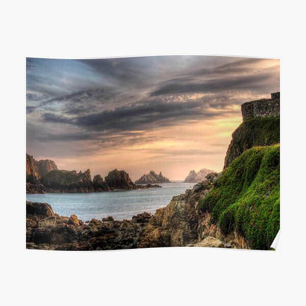 Alderney Sunset Poster