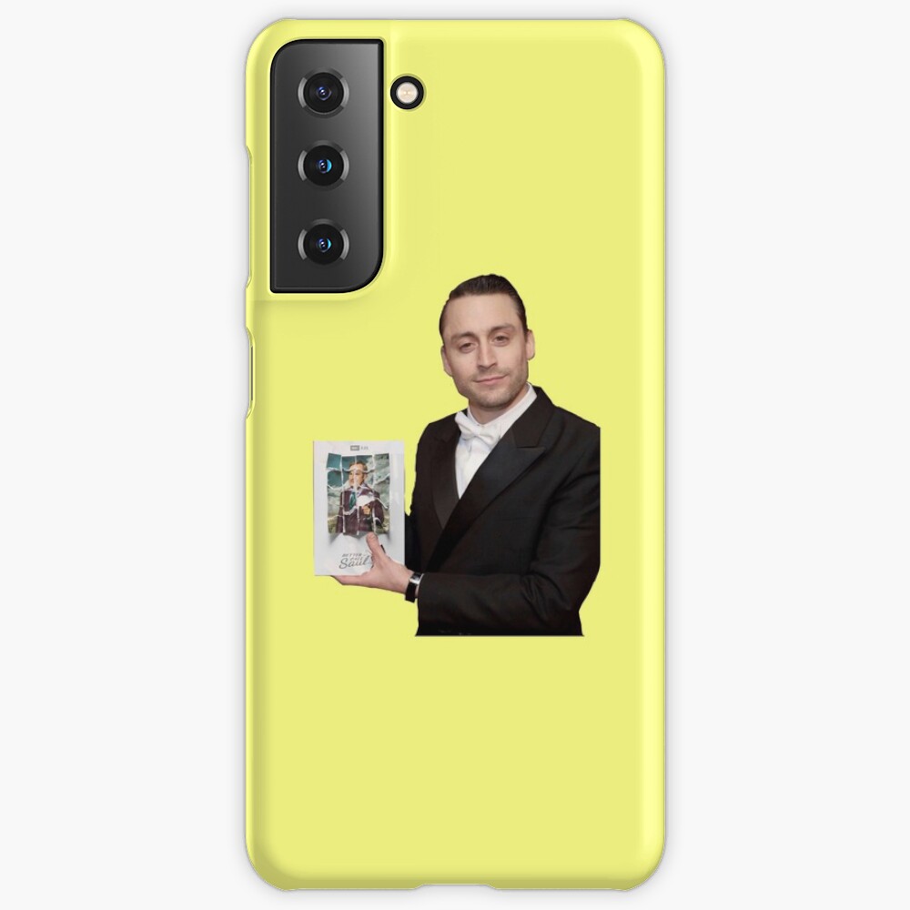 "kieran culkin holding better call saul poster" Samsung Galaxy Phone