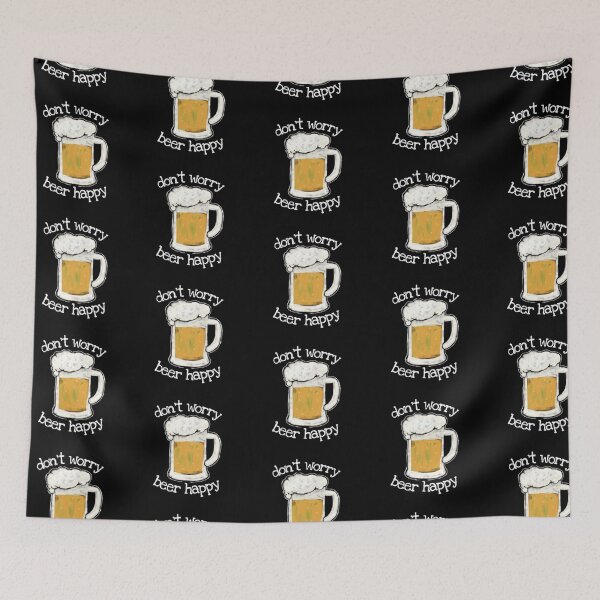Item preview, don't worry beer happy - don't worry be happy  - Boo-da-chay designed and sold by Boo-da-chay.