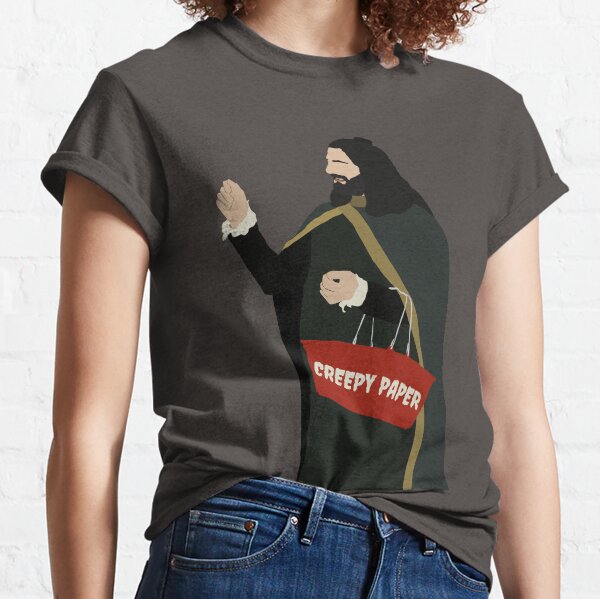 Item preview, Creepy Paper - Nandor - What We Do In the Shadows Fan Art designed and sold by spotteddelight.