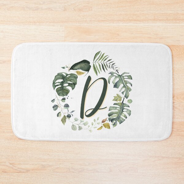 Item preview, Floral Wreath Initial Letter D designed and sold by TheFamilyVan.
