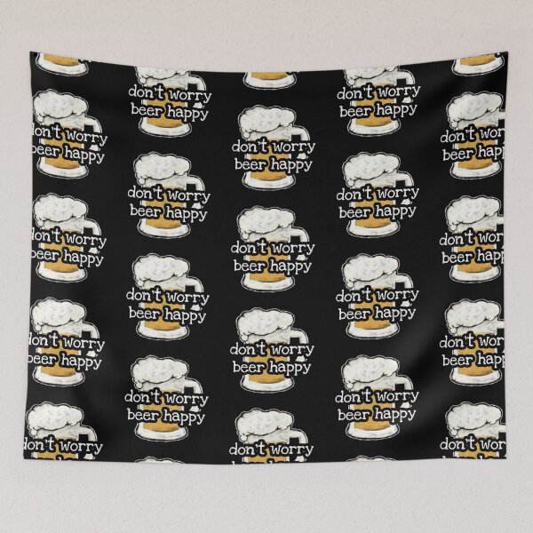 Item preview, don't worry beer happy - don't worry be happy  - Boo-da-chay designed and sold by Boo-da-chay.