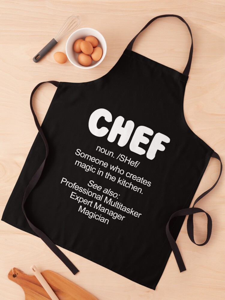 Funny culinary chef gift for men and women cooks Apron for Sale by  MyOnlineTees