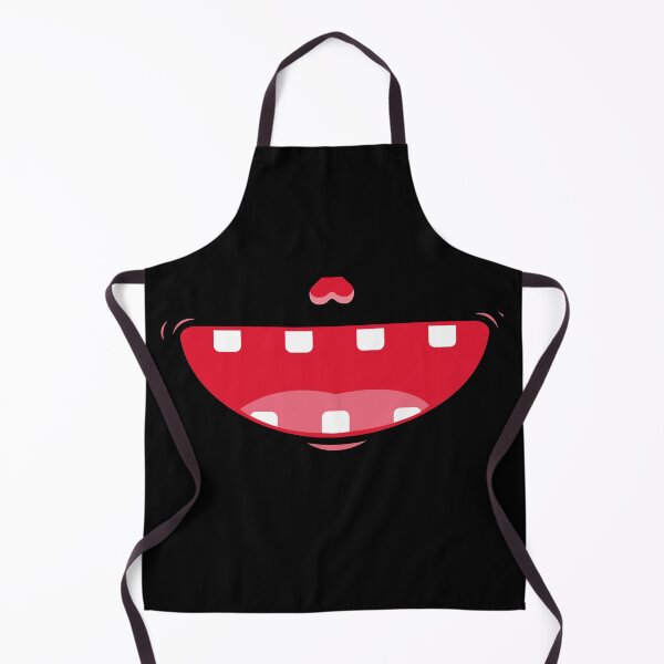 Item preview, Monster funny red happy smile mouth halloween face designed and sold by BlueRoseHeart.