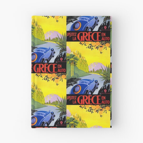 Item preview, 1930 Visit Greece By Car Travel Poster designed and sold by retrographics.