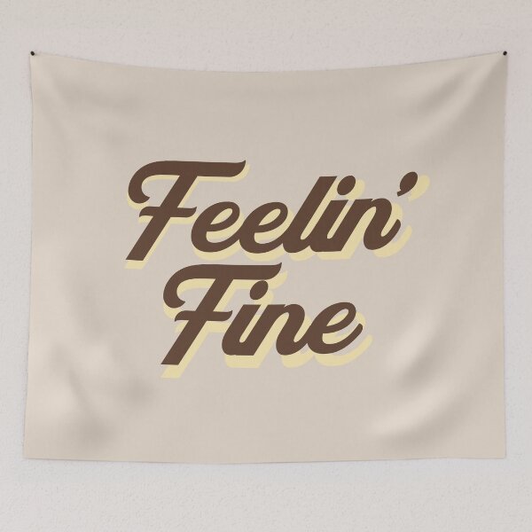 Item preview, Feeling Fine. Retro/Vintage Inspired designed and sold by Aryeh Studio.