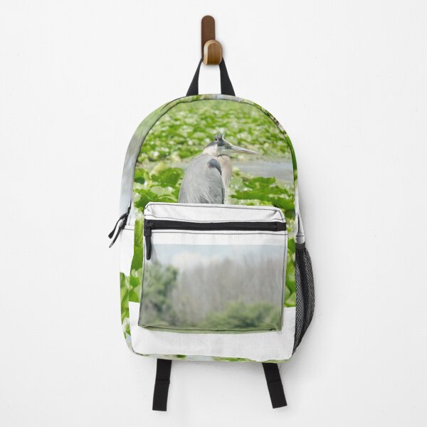 Item preview, A Great Blue Heron (Ardea herodias) in the marsh in Whitby, Ontario, Canada designed and sold by rodmacpherson.
