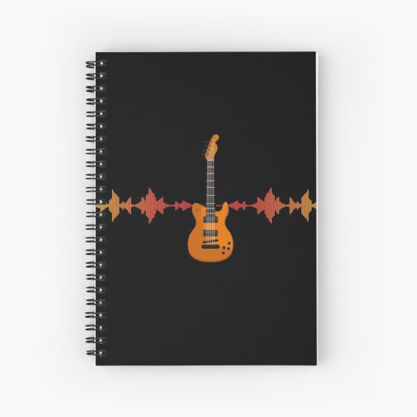 Item preview, Guitar with music wave. Guitarist. Gifts for Music Lovers designed and sold by Gifts For Music Lovers.