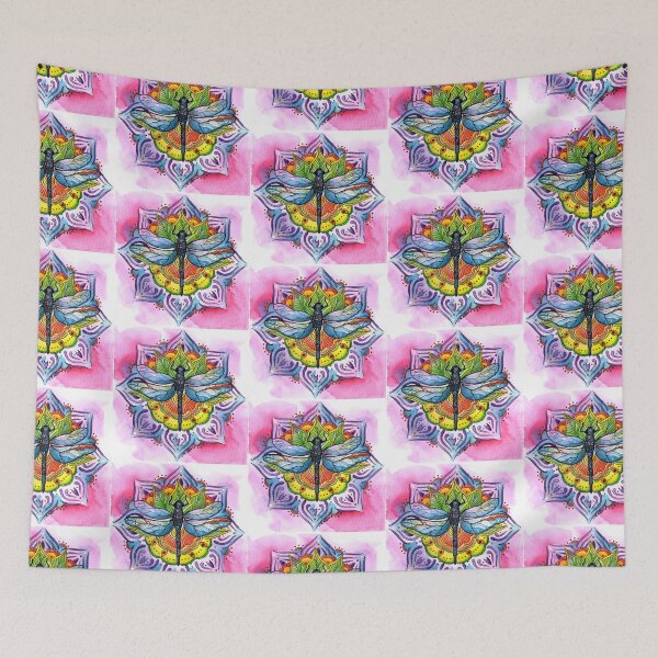 Item preview, DragonFly Mandala Painting designed and sold by Michelle Potter Artist.