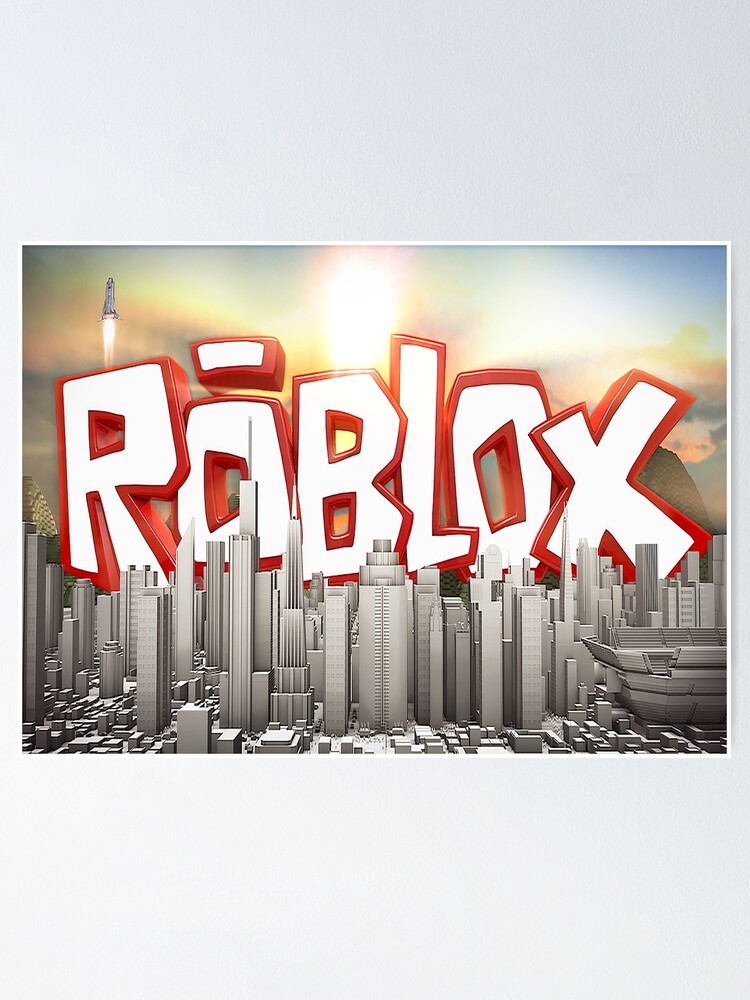Roblox City Poster By Oneeyedsmile Redbubble - roblox roblox city