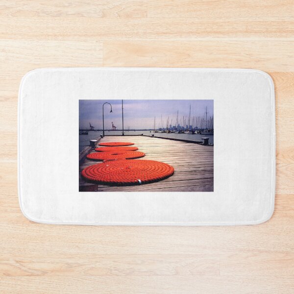 Item preview, Rope Circles on jetty, Williamstown designed and sold by Roz McQuillan Fine Art & Photography.