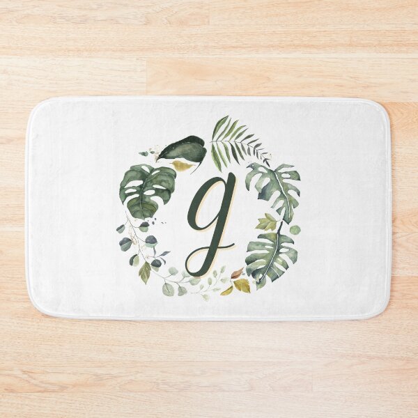 Item preview, Floral Wreath Initial Letter G designed and sold by TheFamilyVan.