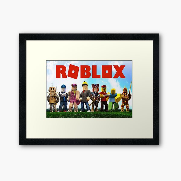 Roblox Game Wall Art Redbubble - family game nights plays roblox dodgeball pc