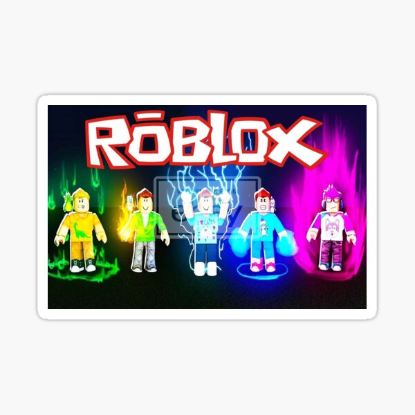 Roblox Video Game Stickers Redbubble - roblox buff bacon hair robux hack tech