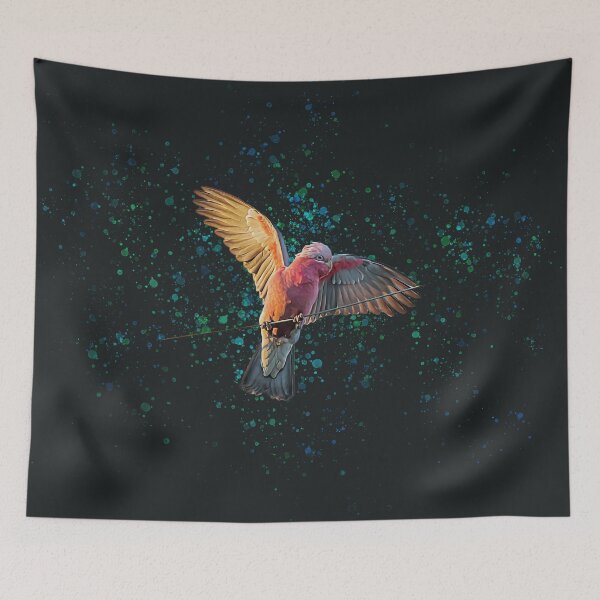 Item preview, Pink and Grey Cockatoo Colour Splash designed and sold by FigTreeMagick.