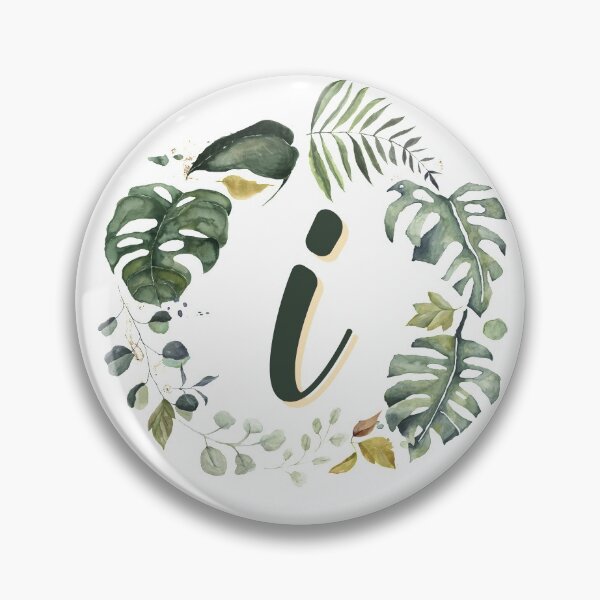 Item preview, Floral Wreath Initial Letter I designed and sold by TheFamilyVan.