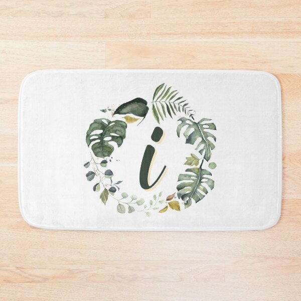 Item preview, Floral Wreath Initial Letter I designed and sold by TheFamilyVan.