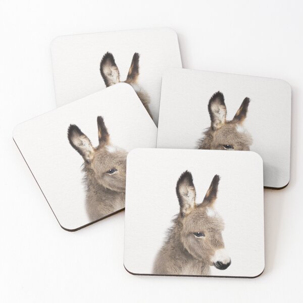 Item preview, Baby Donkey, Baby Animals Art Print by Synplus designed and sold by synplus.