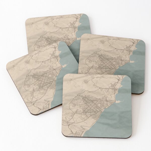 Item preview, Comodoro Rivadavia Mapa Sepia designed and sold by CPTVDesign.