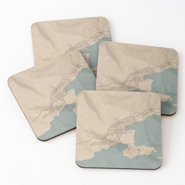 Item preview, Ushuaia Sepia Map designed and sold by CPTVDesign.