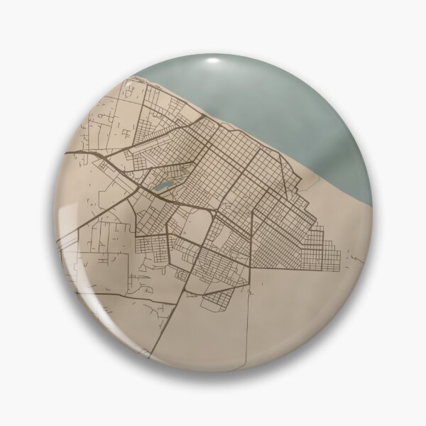 Item preview, Rio Gallegos Sepia Map designed and sold by CPTVDesign.