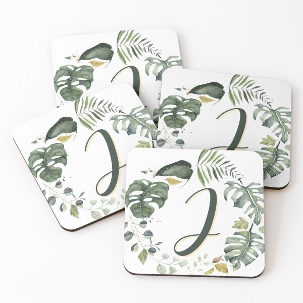Item preview, Floral Wreath Initial Letter J designed and sold by TheFamilyVan.