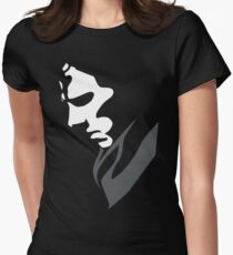 Mysterious with Cheekbones Women's Fitted T-Shirt