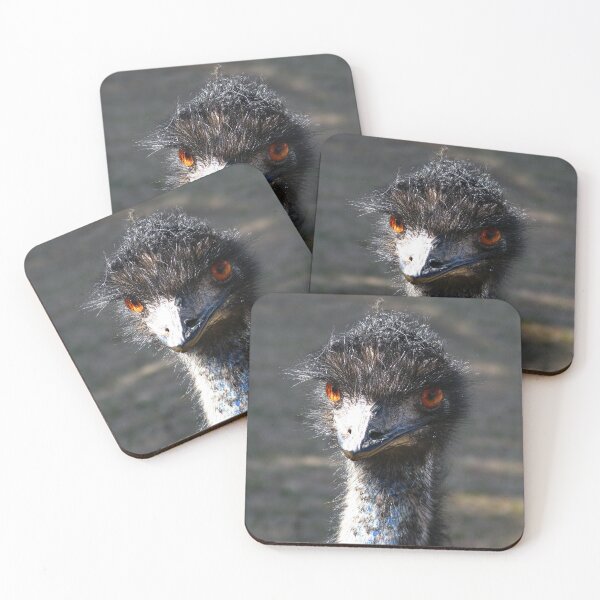 Item preview, Amber Eyes - Australian Emu (Dromaius novaehollandiae) designed and sold by Marilyn Harris.