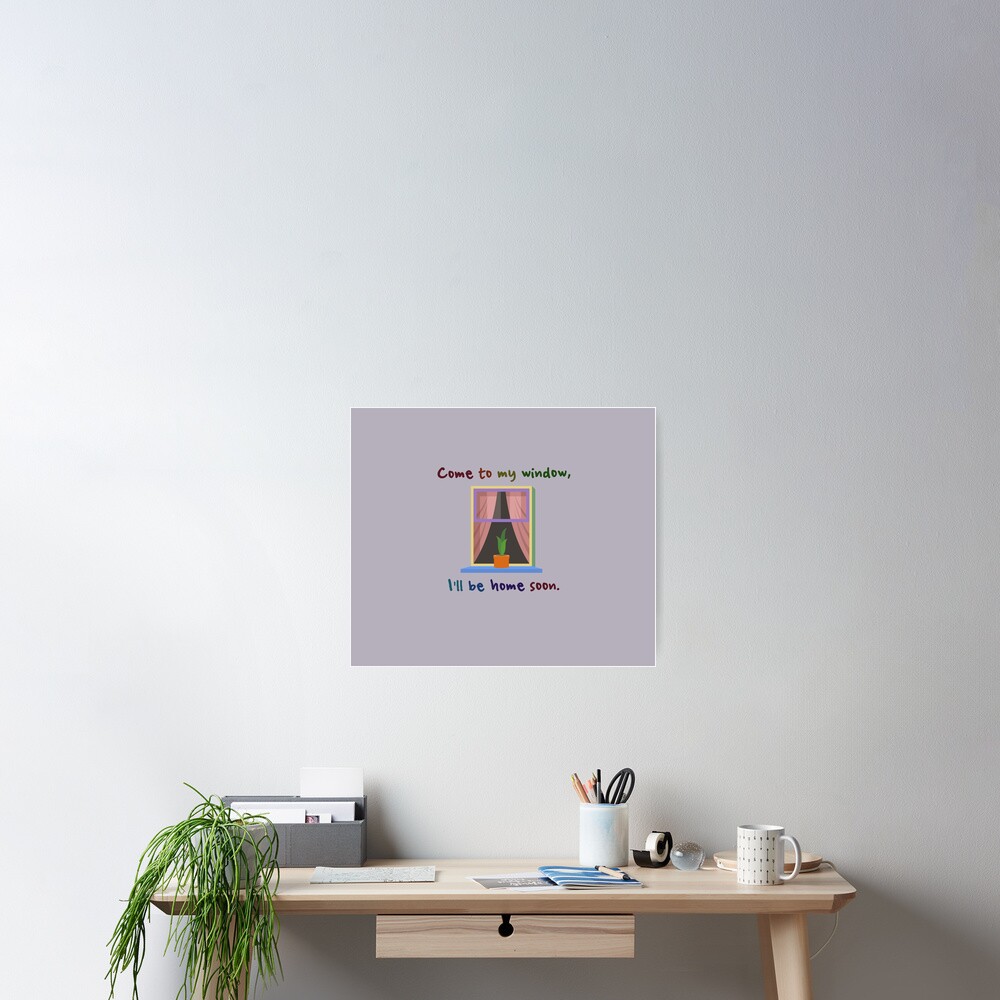 Come To My Window - Melissa Etheridge Design Poster