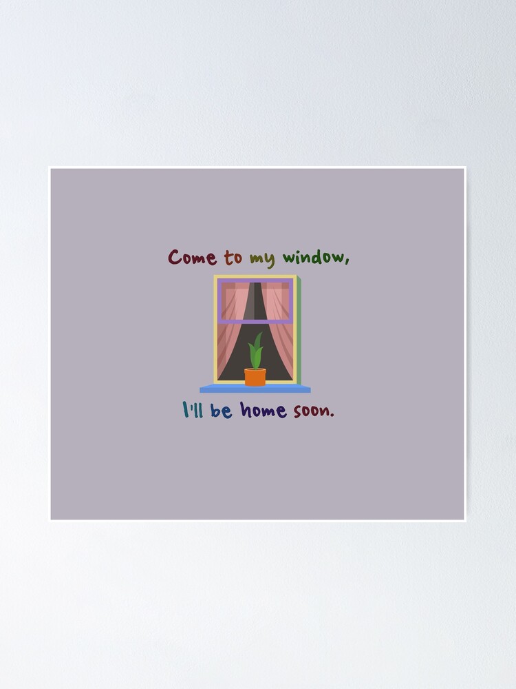 Alternate view of Come To My Window - Melissa Etheridge Design Poster