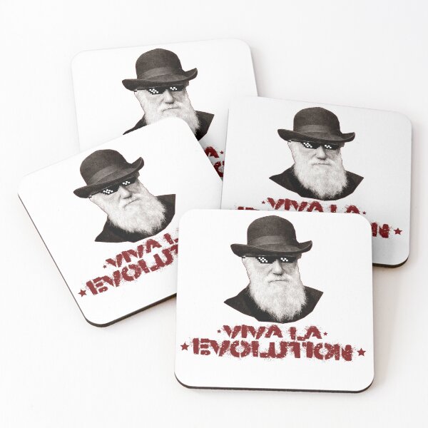 Item preview, Viva la Evolution Charles Darwin designed and sold by nerdchild.