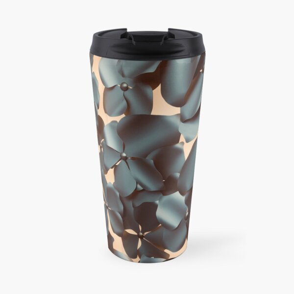 Steel flowers Travel Mug
