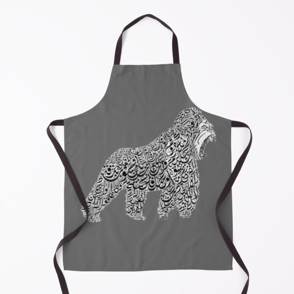 Item preview, Gorillas Image Arabic Calligraphy designed and sold by Mystery-shadow.