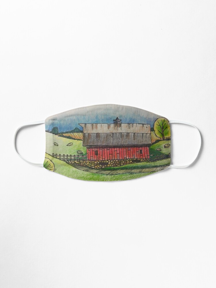 Alternate view of Country Barn by Russ Fagle Mask
