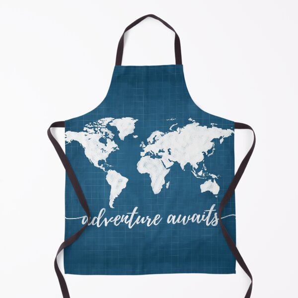 Item preview, Sketchy Adventure Awaits World Map designed and sold by Abbey Ash.