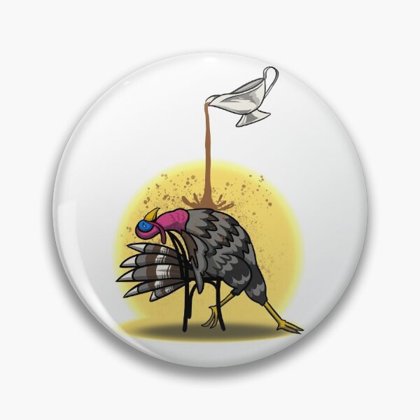 Item preview, Dancing Turkey with Gravy Spotlight for Thanksgiving designed and sold by mudrockdesign.