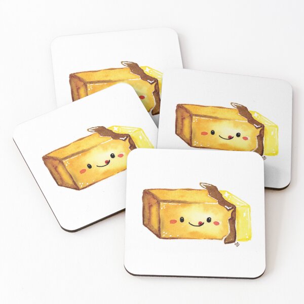 Item preview, Kawaii Butter | Watercolor Kawaii Art designed and sold by Tatyana Deniz.