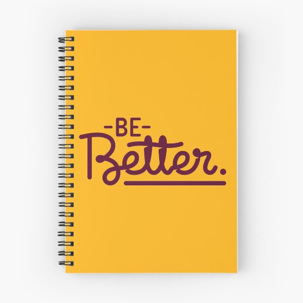 Item preview, Be Better Motivational Quote (Burgundy + Gold) designed and sold by Sorrrry.