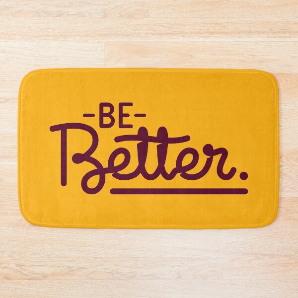 Item preview, Be Better Motivational Quote (Burgundy + Gold) designed and sold by Sorrrry.