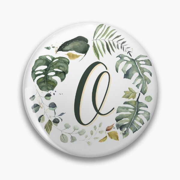 Item preview, Floral Wreath Initial Letter O designed and sold by TheFamilyVan.