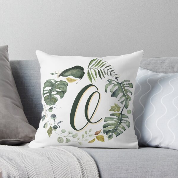 Item preview, Floral Wreath Initial Letter O designed and sold by TheFamilyVan.
