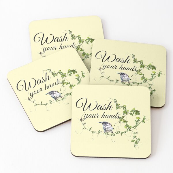 Item preview, Wash Your Hands: Advisor Bird designed and sold by FigTreeMagick.