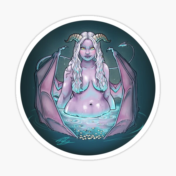 Elderflower Demon Sticker