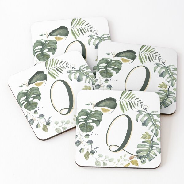 Item preview, Floral Wreath Initial Letter Q designed and sold by TheFamilyVan.