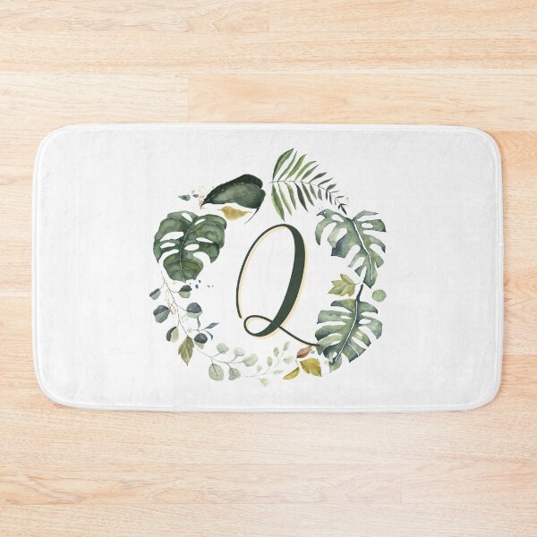 Item preview, Floral Wreath Initial Letter Q designed and sold by TheFamilyVan.