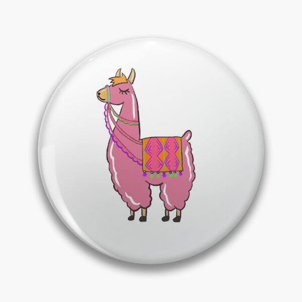 Aperçu de l'œuvre lama rose créée et vendue par doodles by shea.