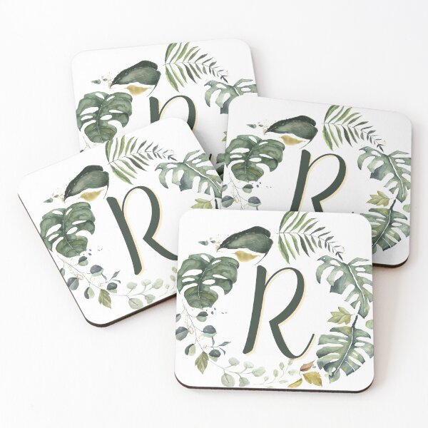 Item preview, Floral Wreath Initial Letter R designed and sold by TheFamilyVan.