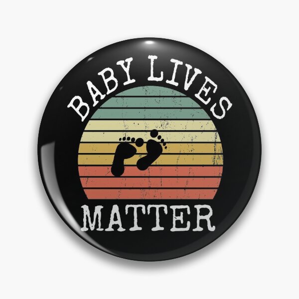 Item preview, Baby Lives Matter Retro Vintage Distressed Sunset designed and sold by AZGuzmans.